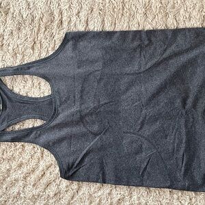 Lululemon Athletica Gray Fitted Tank Top